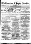 Walthamstow and Leyton Guardian Saturday 31 January 1880 Page 1