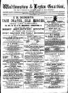 Walthamstow and Leyton Guardian Saturday 11 March 1882 Page 1