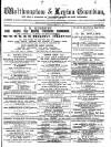 Walthamstow and Leyton Guardian Saturday 16 February 1884 Page 1