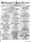 Walthamstow and Leyton Guardian Saturday 07 February 1885 Page 1