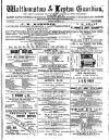 Walthamstow and Leyton Guardian Saturday 13 October 1888 Page 1