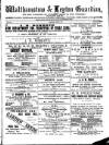 Walthamstow and Leyton Guardian Saturday 01 June 1889 Page 1