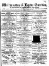 Walthamstow and Leyton Guardian Saturday 22 March 1890 Page 1