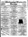 Walthamstow and Leyton Guardian Saturday 30 August 1890 Page 1