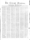 Colonial Standard and Jamaica Despatch Wednesday 06 January 1886 Page 1