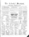 Colonial Standard and Jamaica Despatch Thursday 14 January 1886 Page 1