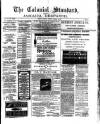 Colonial Standard and Jamaica Despatch Saturday 08 January 1887 Page 1