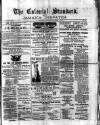 Colonial Standard and Jamaica Despatch Thursday 03 January 1889 Page 1