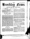 Brockley News, New Cross and Hatcham Review Friday 15 August 1890 Page 1