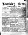 Brockley News, New Cross and Hatcham Review Friday 03 October 1890 Page 1