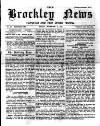 Brockley News, New Cross and Hatcham Review Friday 07 November 1890 Page 1