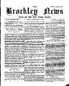 Brockley News, New Cross and Hatcham Review Friday 28 November 1890 Page 1