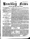 Brockley News, New Cross and Hatcham Review Friday 20 February 1891 Page 1