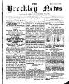 Brockley News, New Cross and Hatcham Review Friday 27 February 1891 Page 1