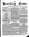 Brockley News, New Cross and Hatcham Review Friday 13 March 1891 Page 1