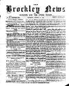Brockley News, New Cross and Hatcham Review Saturday 22 August 1891 Page 1