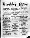 Brockley News, New Cross and Hatcham Review Saturday 20 February 1892 Page 1