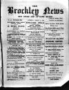 Brockley News, New Cross and Hatcham Review Saturday 05 March 1892 Page 1