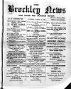 Brockley News, New Cross and Hatcham Review Saturday 26 March 1892 Page 1