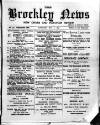 Brockley News, New Cross and Hatcham Review Saturday 07 May 1892 Page 1