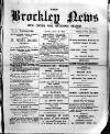 Brockley News, New Cross and Hatcham Review Friday 08 July 1892 Page 1