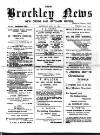 Brockley News, New Cross and Hatcham Review Saturday 28 January 1893 Page 1