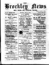 Brockley News, New Cross and Hatcham Review Saturday 25 March 1893 Page 1