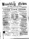 Brockley News, New Cross and Hatcham Review Saturday 10 June 1893 Page 1