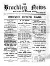 Brockley News, New Cross and Hatcham Review Saturday 11 November 1893 Page 1