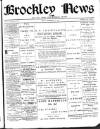 Brockley News, New Cross and Hatcham Review Friday 13 September 1895 Page 1