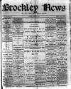 Brockley News, New Cross and Hatcham Review Friday 20 March 1896 Page 1