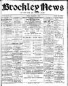 Brockley News, New Cross and Hatcham Review Friday 07 September 1900 Page 1