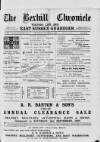 Bexhill-on-Sea Chronicle Saturday 05 October 1889 Page 1