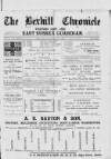 Bexhill-on-Sea Chronicle Saturday 16 November 1889 Page 1