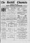 Bexhill-on-Sea Chronicle Saturday 07 December 1889 Page 1