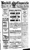 Bexhill-on-Sea Chronicle Saturday 04 January 1919 Page 1