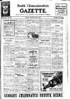 South Gloucestershire Gazette Saturday 22 December 1928 Page 1