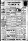 South Gloucestershire Gazette Saturday 07 September 1929 Page 1