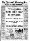 Hucknall Morning Star and Advertiser Friday 27 September 1889 Page 1
