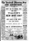 Hucknall Morning Star and Advertiser Friday 04 October 1889 Page 1