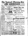 Hucknall Morning Star and Advertiser Friday 28 March 1890 Page 1