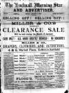 Hucknall Morning Star and Advertiser Friday 01 January 1892 Page 1