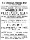 Hucknall Morning Star and Advertiser Friday 20 January 1893 Page 1