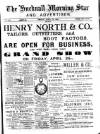 Hucknall Morning Star and Advertiser Friday 19 April 1895 Page 1