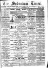Sydenham Times Tuesday 09 September 1862 Page 1