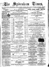 Sydenham Times Tuesday 21 January 1868 Page 1