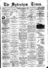 Sydenham Times Tuesday 02 January 1877 Page 1