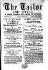 Tailor & Cutter Saturday 26 October 1867 Page 1