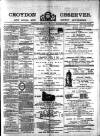 Croydon Observer Thursday 02 December 1880 Page 1