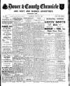 Dover Chronicle Saturday 29 July 1922 Page 1